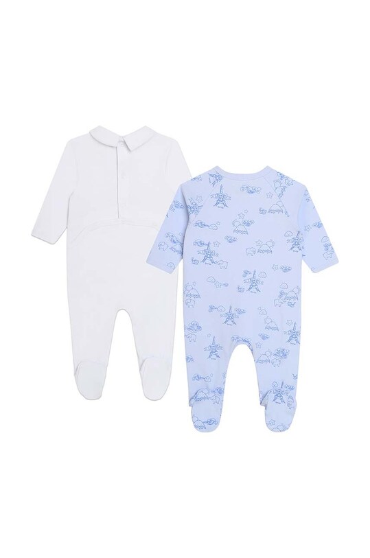 Βρεφικές βαμβακερές ρόμπες Kenzo Kids 2-pack K60074. μπλε SS24