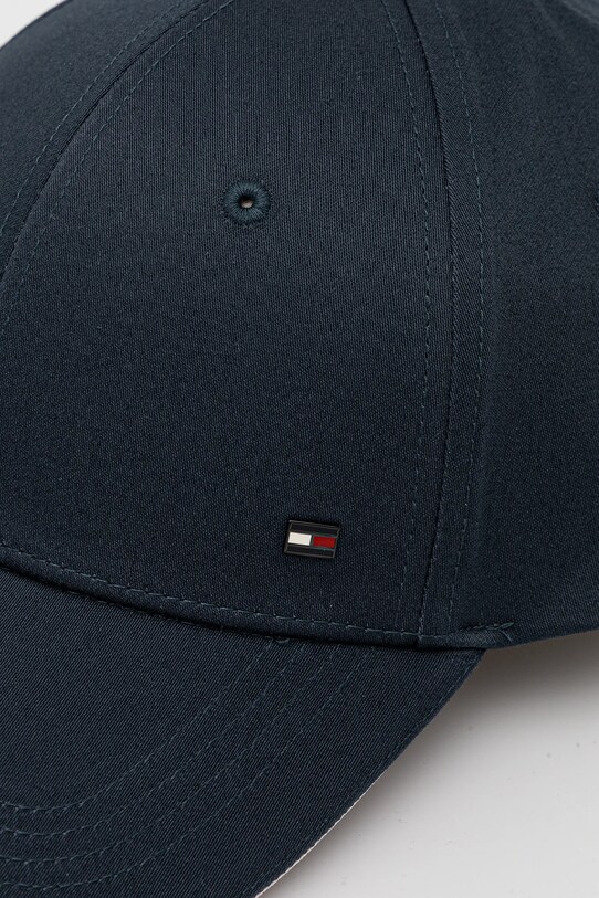 Βαμβακερό καπέλο του μπέιζμπολ Tommy Hilfiger AM0AM12035 σκούρο μπλε SS25