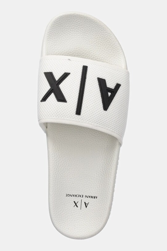 Παντόφλες Armani Exchange λευκό XUP001.XV820.K488
