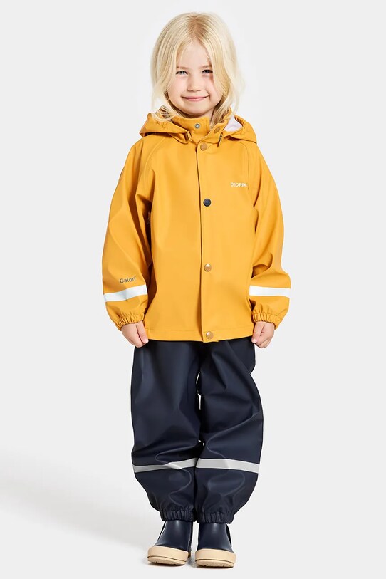 Παιδική ολόσωμη φόρμα Didriksons SLASKEMAN KIDS SET 2 άλλο κίτρινο 505292