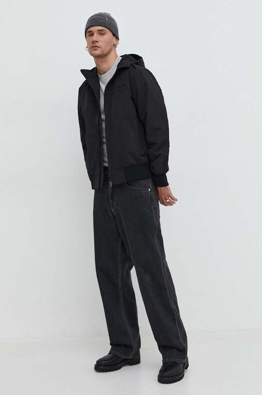 Μπουφάν Superdry M5011876A.12A μαύρο SS24