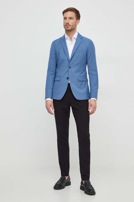 Σακάκι Sisley 2KI352Y89 μπλε SS25