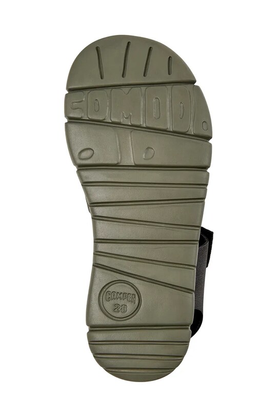 Παιδικά δερμάτινα σανδάλια Camper K800242.35.38 μαύρο