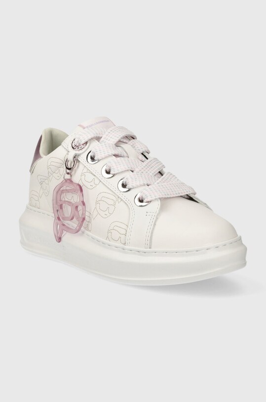 Δερμάτινα αθλητικά παπούτσια Karl Lagerfeld KAPRI NFT KL62522.01V λευκό SS24