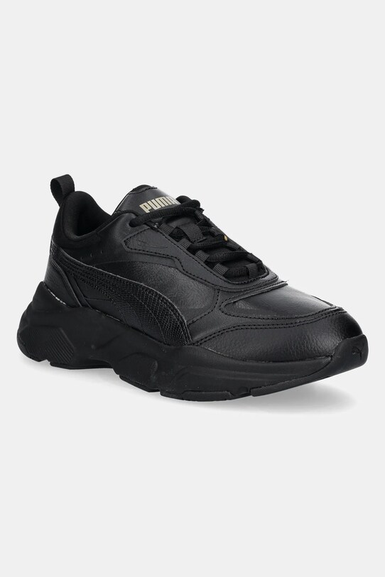 Αθλητικά Puma Cassia SL απομίμηση λείου δέρματος μαύρο 385279