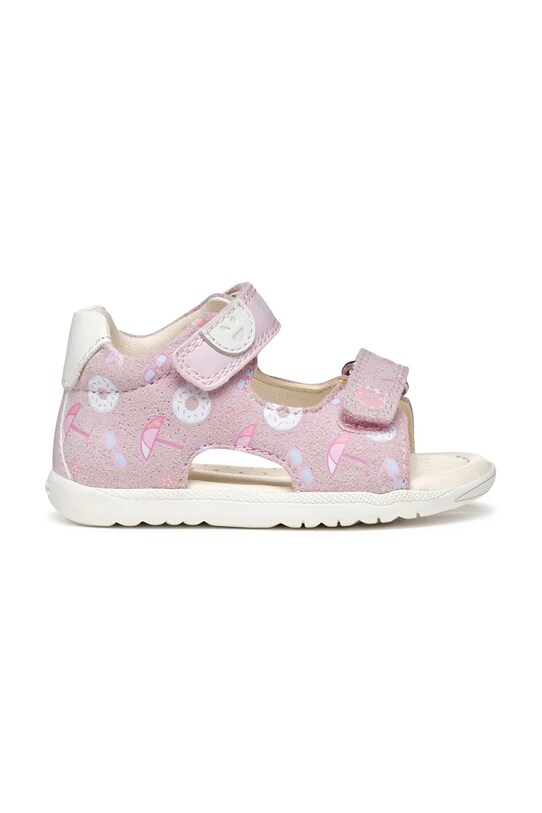 Σανδάλια σουέτ Geox SANDAL MACCHIA B254WA.00754.18.26 ροζ SS25