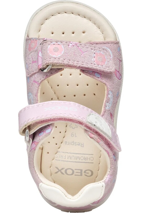Σανδάλια σουέτ Geox SANDAL MACCHIA B254WA.00754.18.26 ροζ