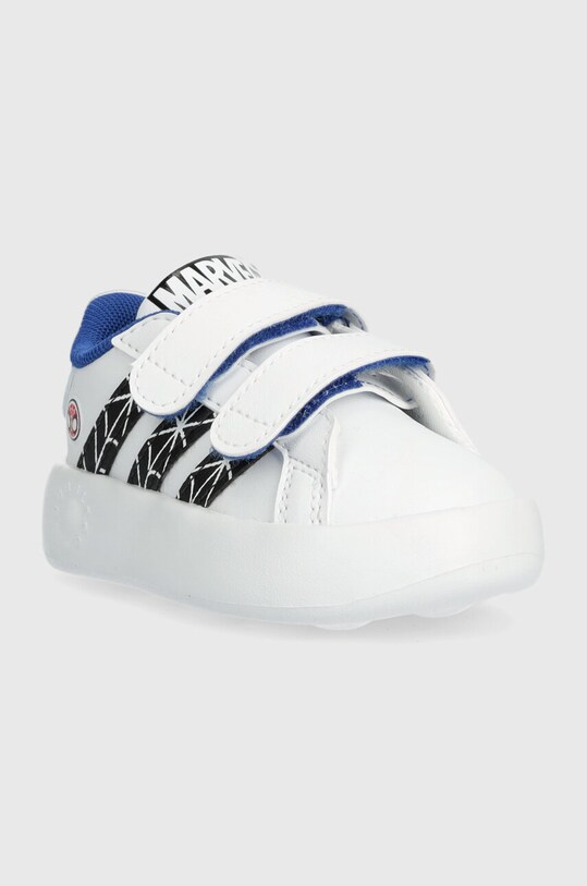 Παιδικά αθλητικά παπούτσια adidas x Marvel, GRAND COURT SPIDER-MAN CF I ID8017 λευκό SS24