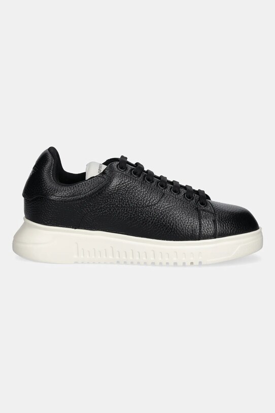 Δερμάτινα αθλητικά παπούτσια Emporio Armani X4X264.XF768.00002 μαύρο SS25