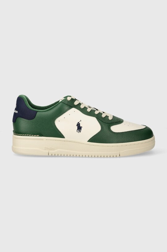 Δερμάτινα αθλητικά παπούτσια Polo Ralph Lauren Masters Crt 809931571003.101 πράσινο SS24