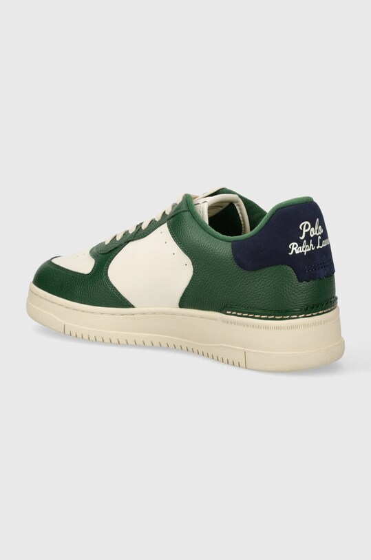 Παπούτσια Δερμάτινα αθλητικά παπούτσια Polo Ralph Lauren Masters Crt 809931571003.101 πράσινο