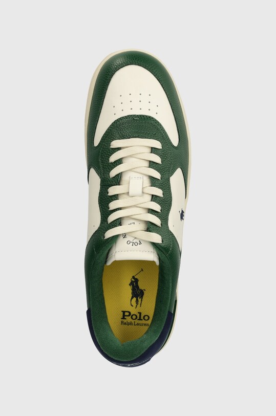 Δερμάτινα αθλητικά παπούτσια Polo Ralph Lauren Masters Crt πράσινο 809931571003.101
