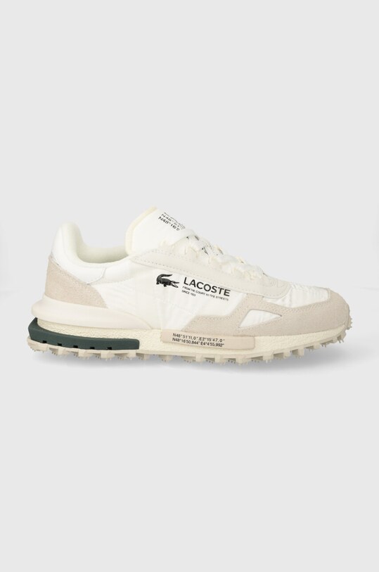 Αθλητικά Lacoste Elite Active Textile Color Pop δέρμα σαμουά λευκό 46SMA0008