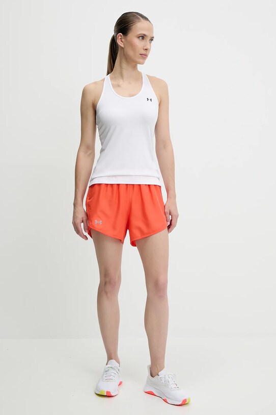 Σορτς τρεξίματος Under Armour Fly By 1382438 πορτοκαλί SS25