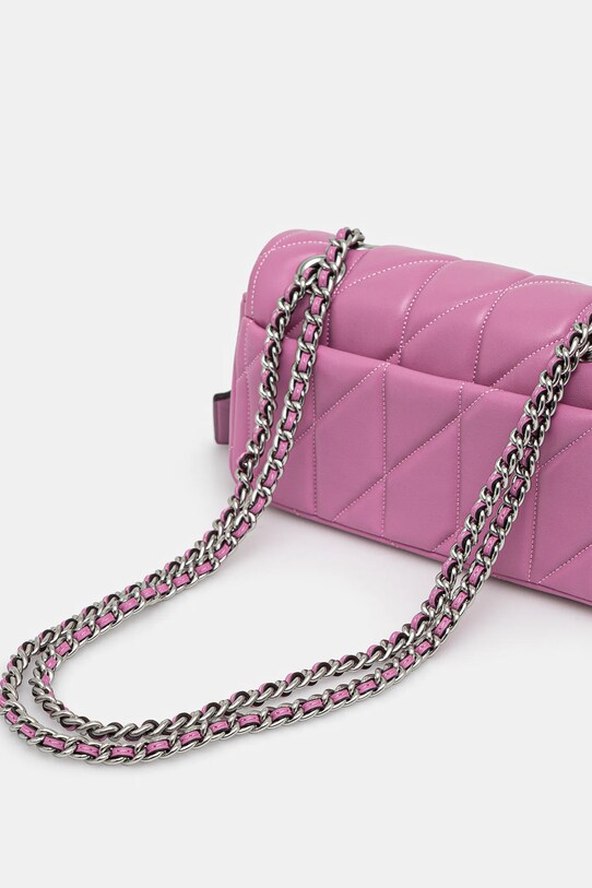 Αξεσουάρ Δερμάτινη τσάντα Coach Tabby CP149 μωβ