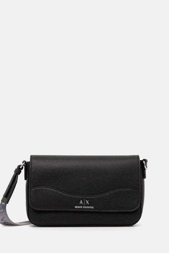 Τσάντα Armani Exchange απομίμηση λείου δέρματος μαύρο 942912.CC783