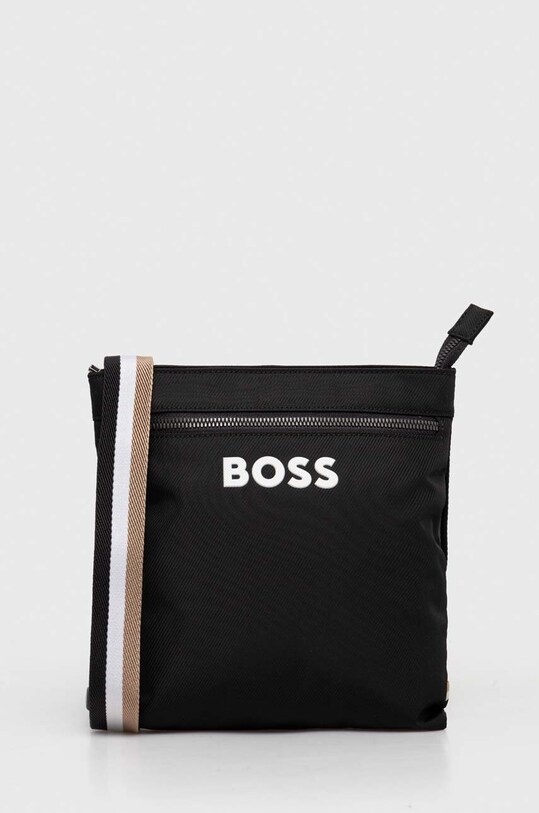 Σακίδιο BOSS υφασμάτινο μαύρο 50511930