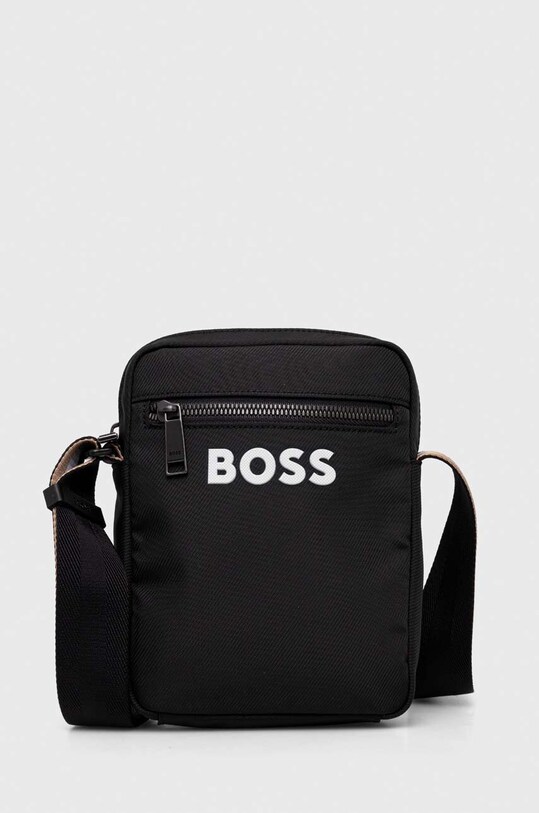 Σακίδιο BOSS υφασμάτινο μαύρο 50511961