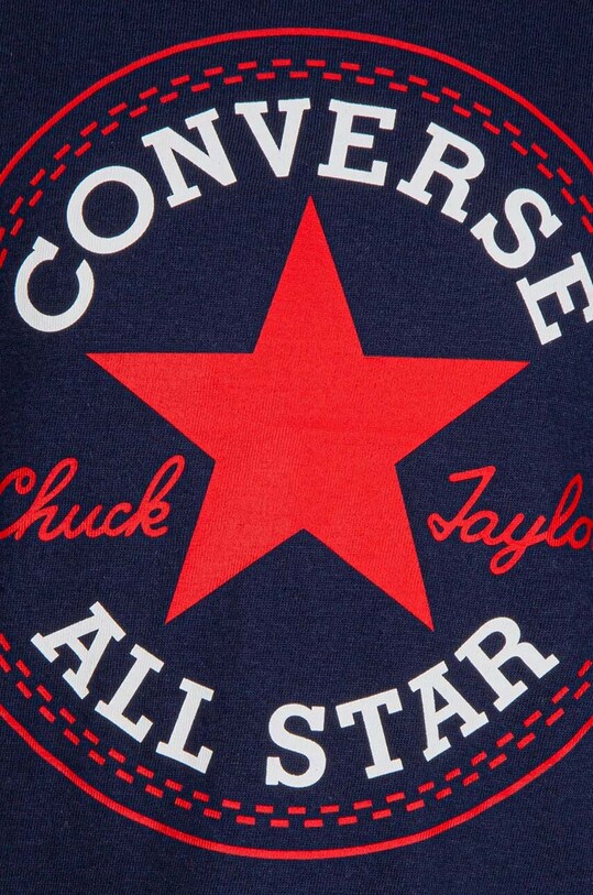 Αγορίστικα Παιδικό βαμβακερό μπλουζάκι Converse 866500 πράσινο