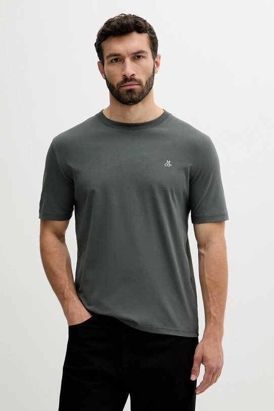Βαμβακερό μπλουζάκι Marc O'Polo 2-pack 421205809102 μαύρο AA00