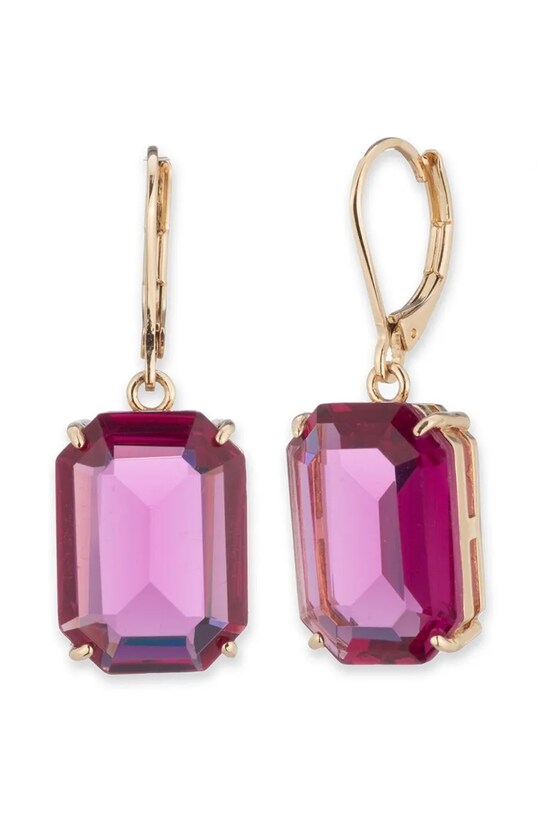 Σκουλαρίκια Lauren Ralph Lauren ζιρκόνια χρυσαφί 14G01093