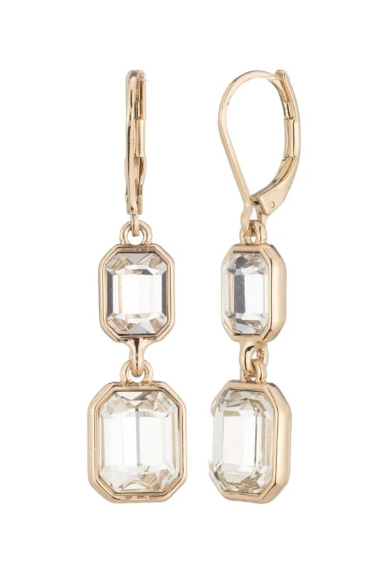 Σκουλαρίκια Lauren Ralph Lauren ζιρκόνια χρυσαφί 14G01091