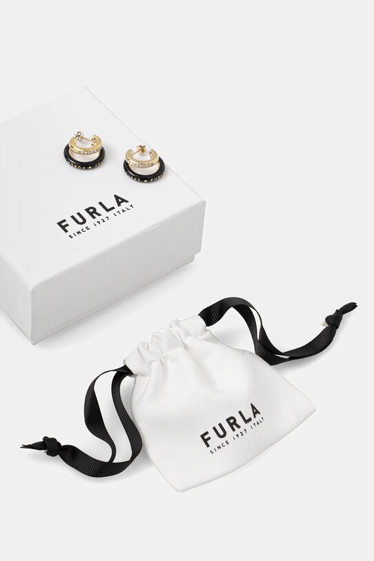 Σκουλαρίκια Furla μαύρο WJ00249.K22000.3880S