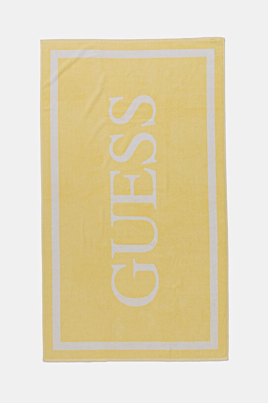 Βαμβακερή πετσέτα Guess κίτρινο E5GZ13.SG00P