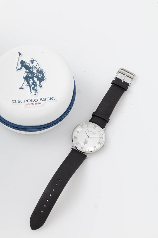 Ρολόι U.S. Polo Assn. AUSTIN USP7265WH μαύρο SS25