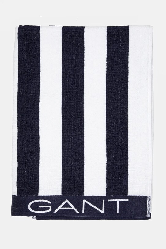 Βαμβακερή πετσέτα Gant 852012811 σκούρο μπλε SS25