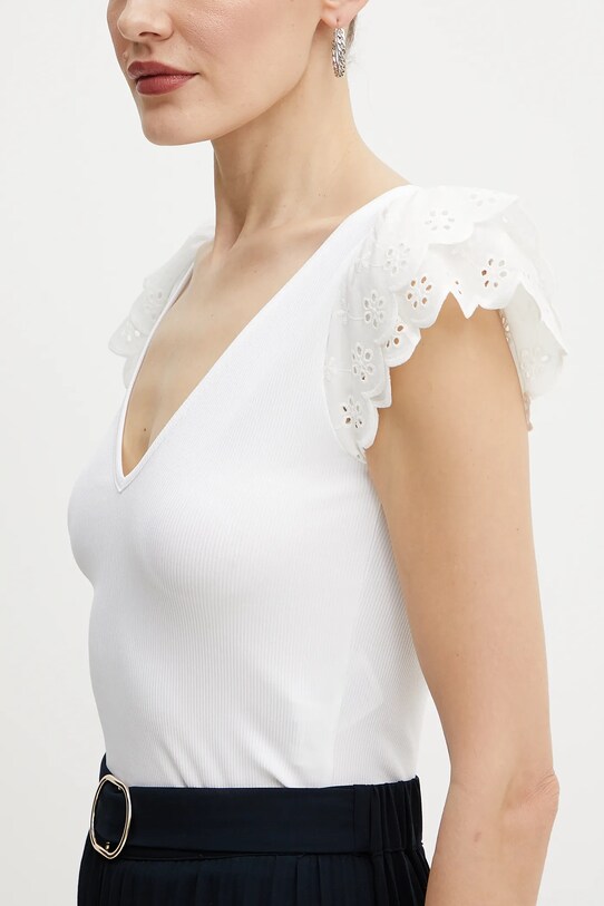 Μπλουζάκι Guess DAHLIA W5GP56.KCV52 λευκό