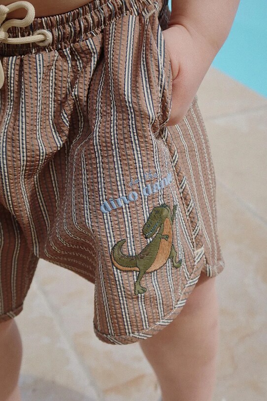 Παιδικό Μαγιό Konges Sløjd SEER ASNOU SWIMSHORT GRS Planet friendly καφέ KS102498