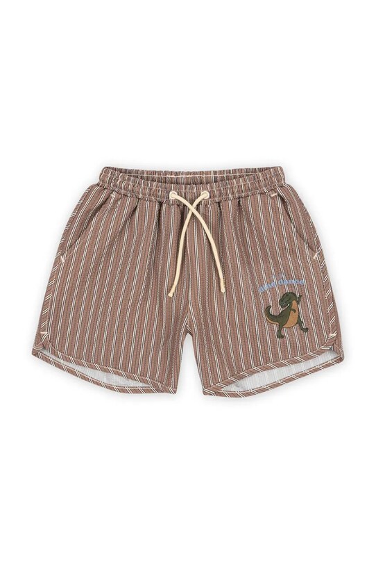 Παιδικό Μαγιό Konges Sløjd SEER ASNOU SWIMSHORT GRS KS102498 καφέ SS25