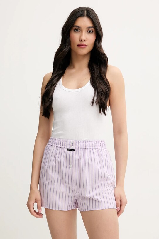 Σορτς πιτζάμας Patrizia Pepe 2I0139.A569 μωβ SS25