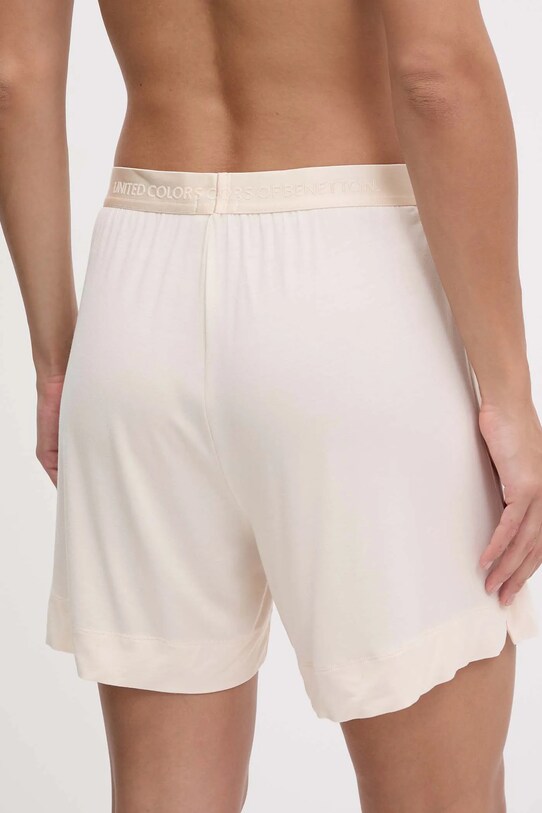 Σορτς πιτζάμας United Colors of Benetton μπεζ 36MX3900N