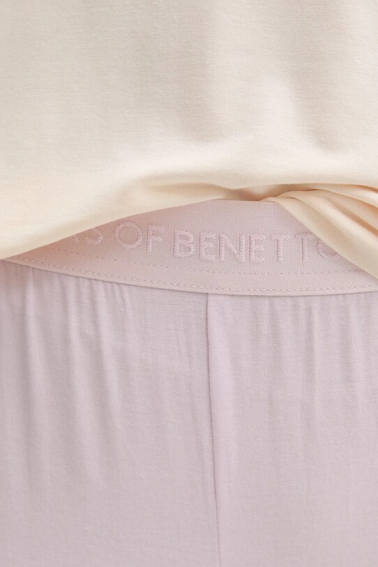 Παντελόνι πιτζάμας United Colors of Benetton ροζ 36MX3F047