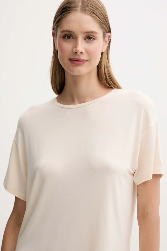 Μπλουζάκι πιτζάμας United Colors of Benetton μπεζ 36MX3M07A