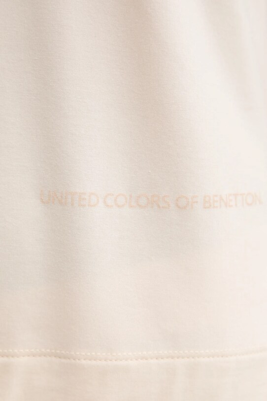 Μπλουζάκι πιτζάμας United Colors of Benetton 36MX3M07A μπεζ