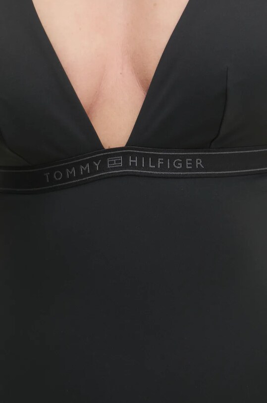 Ολόσωμο μαγιό Tommy Hilfiger UW0UW05845 μαύρο