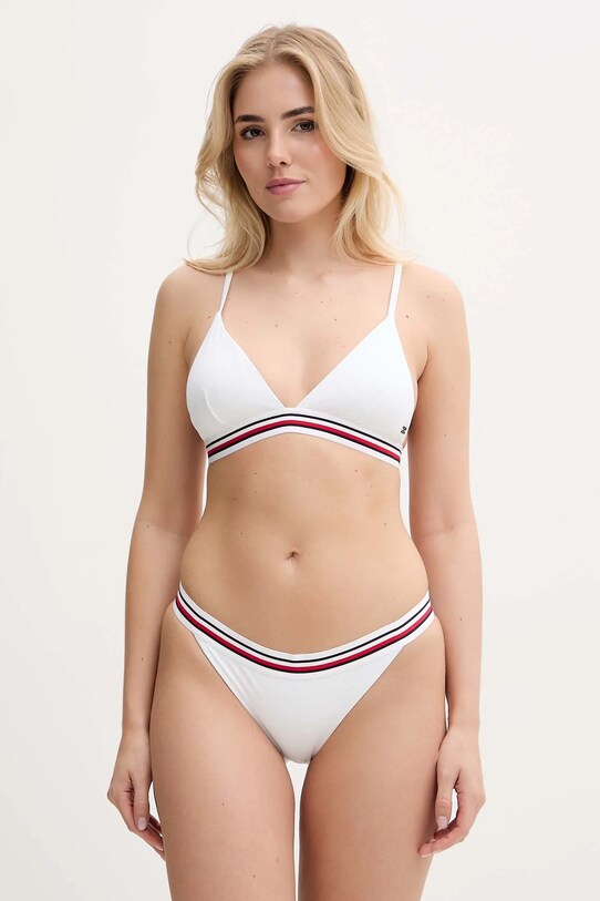 Bikini top Tommy Hilfiger UW0UW05805 λευκό SS25