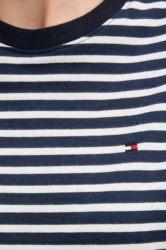 Βαμβακερό φόρεμα Tommy Hilfiger UW0UW05937 σκούρο μπλε