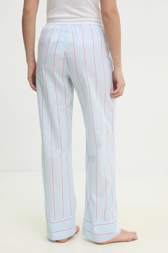Βαμβακερό παντελόνι πιτζάμα Tommy Hilfiger UW0UW05766 μπλε SS25