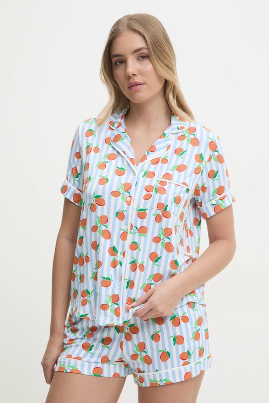 Πιτζάμα Kate Spade πλεκτό ύφασμα μπλε KSI12736