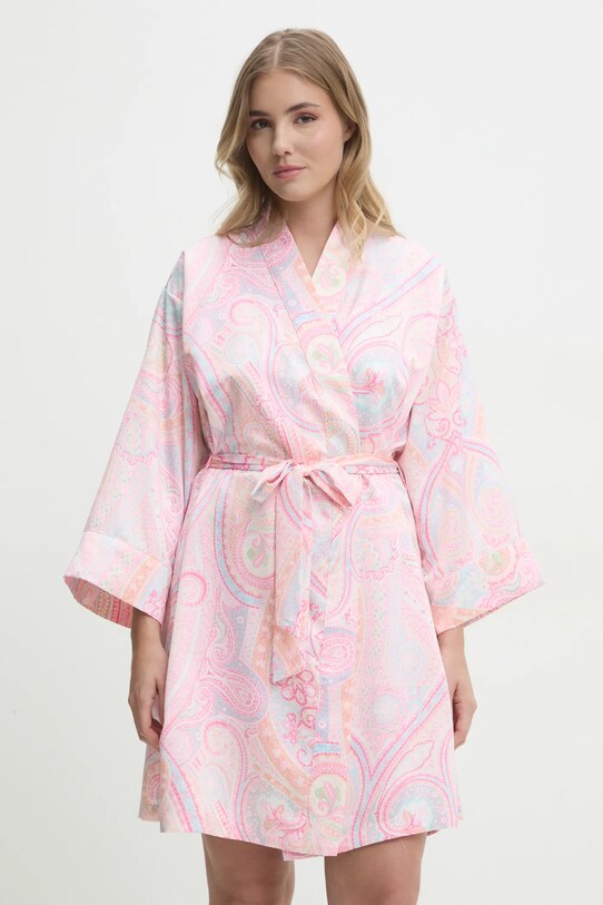 Ρόμπα Lauren Ralph Lauren ύφασμα ροζ ILN42405