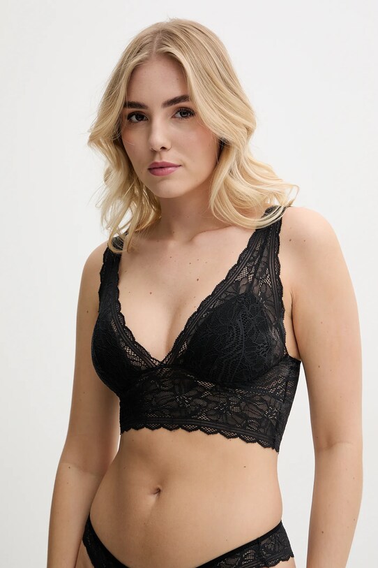 Σουτιέν Chantelle Floral Touch με μοτίβο μαύρο C94270