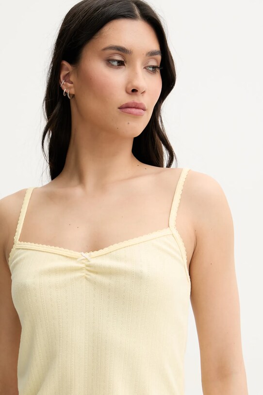 Ρούχα Top πιτζάμας Hollister Co. KI346.5034.800 κίτρινο