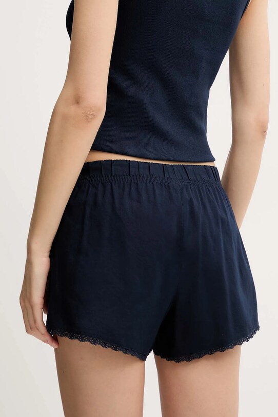 Ρούχα Βαμβακερή πιτζάμα σορτς Hollister Co. KI346.5039.200 σκούρο μπλε