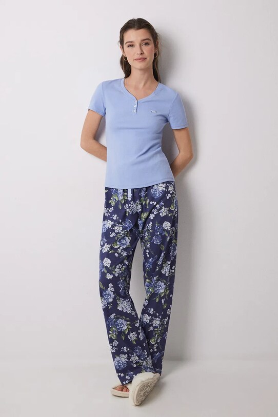 Βαμβακερές πιτζάμες women'secret βαμβάκι μπλε 3599151