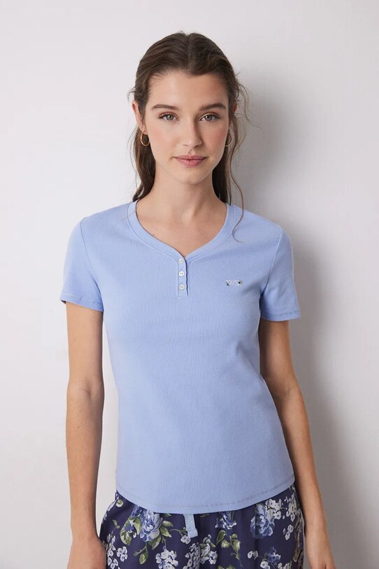Βαμβακερές πιτζάμες women'secret 3599151 μπλε SS25