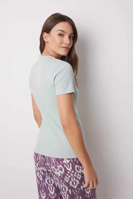 Ρούχα Βαμβακερή πιτζάμα μπλουζάκι women'secret 3279682 πράσινο